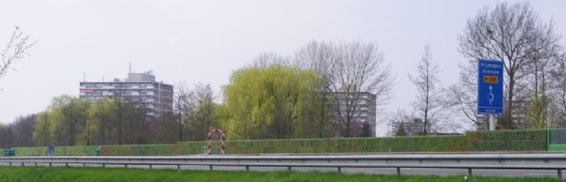 DuraGreen-geluidsscherm langs A348 Velp DuraGreen-geluidsscherm langs A348 Velp